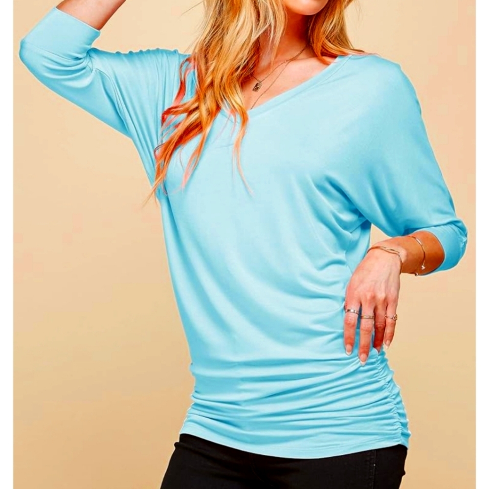 Womens XL quarter sleeve top
